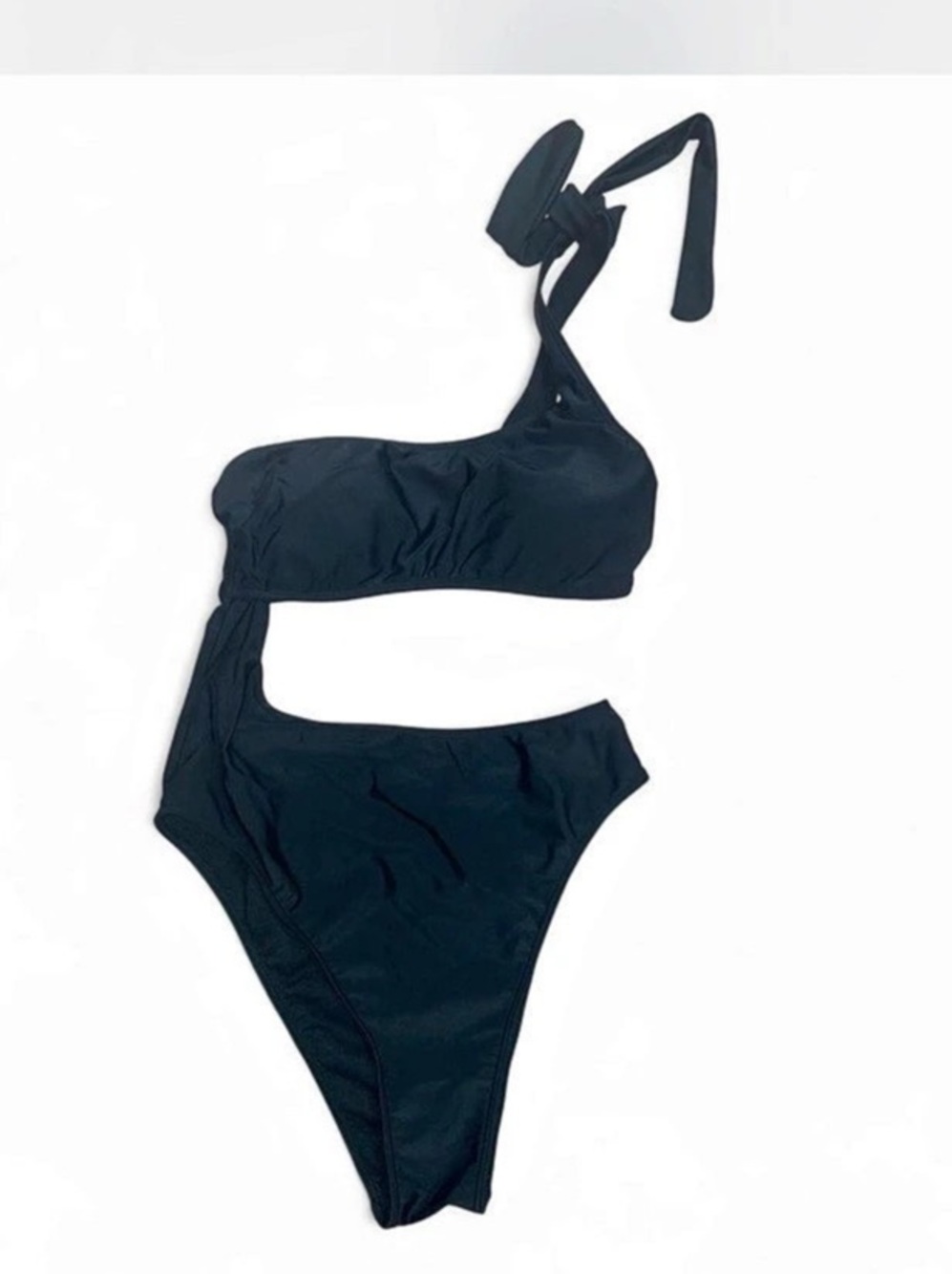 Abercrombie & Fitch Black Cut Out One Piece Size Small